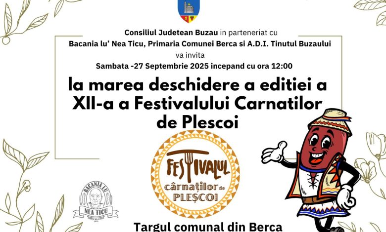 FESTIVALUL CÂRNAȚILOR DE PLEȘCOI – Ediția a&nbsp;XII-a