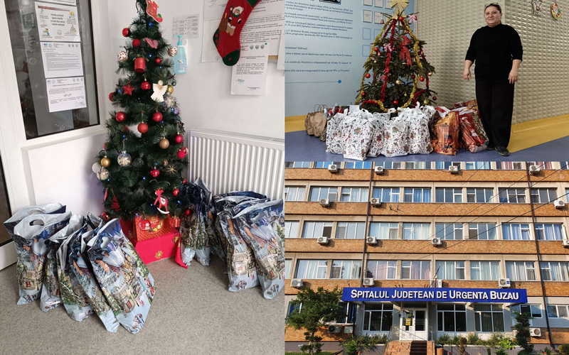 Daruri pentru copiii internați în Spitalul Județean de Urgență Buzău